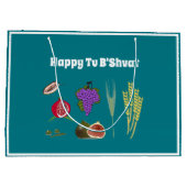 Tu B'Shvat Große Geschenktüte (Rückseite)