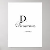 Tu das Richtige Poster (Vorne)