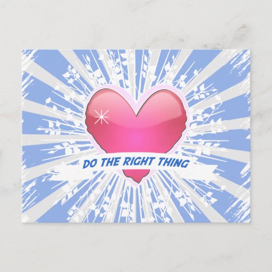 Tu das Richtige Postkarte (Vorderseite)
