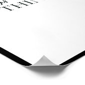 Tu dein eigenes Ding, Zitat Poster (Ecke)