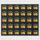 Tu dein Zest Funny Citrus Fruit Pun Dark BG Geschenkpapier (Flach)
