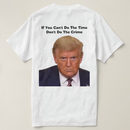 Tu den kriminellen T - Shirt nicht! (Design Rückseite)