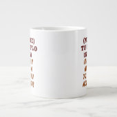 TU EJEMPLO INSPIRA REGALO PERSONALIZADO (NOMBRE) Jumbo-Tasse (Vorderseite)