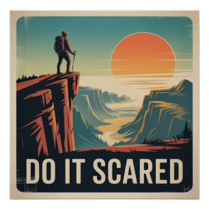 Tu es ängstlich poster