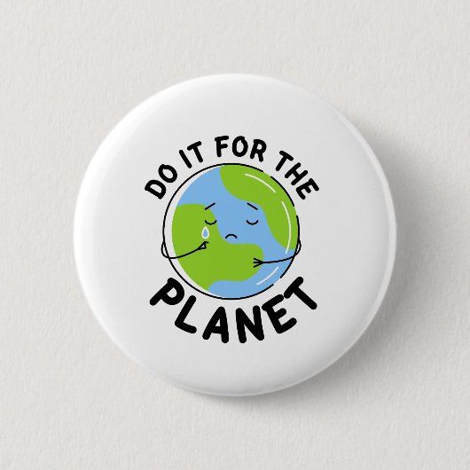 Tu es für den Planet Button (Vorderseite)