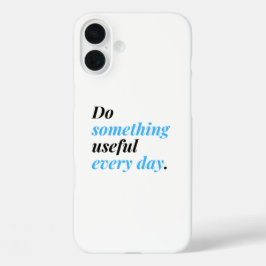 Tu jeden Tag etwas Nützliches! iPhone 16 Plus Hülle