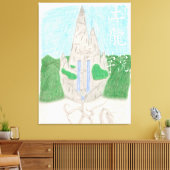 Tu Long Academy (mit dem Namen_chinese) Leinwanddruck (Insitu (Wohnzimmer))