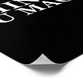 Tu Maga Anti Trump Mexikanisches lateinisches Wort Poster (Ecke)