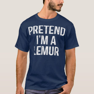 Tu mir a Lemur Funny Lazy Halloween Kostüm 2 T-Shirt