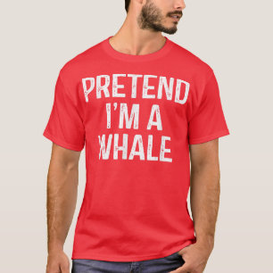 Tu mir a Whale Funny Lazy Halloween Kostüm 2 T-Shirt