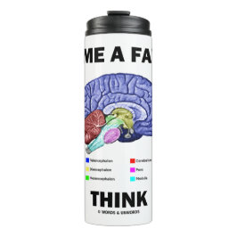 Tu mir einen Gefallen Denken Gehirn Anatomie Spaß Thermosbecher