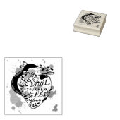 Tu nur, was dein Herz dir sagt Gummistempel (Stempel)