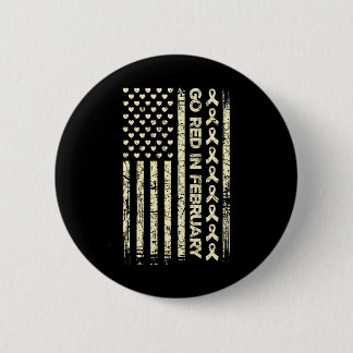 Tu Red Ribbon Herz-Krankheit Sensibilisierung Gesc Button