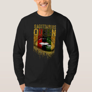 Tu Sagittarius Geburtstag Lippen Kostüm Schwarze F T-Shirt