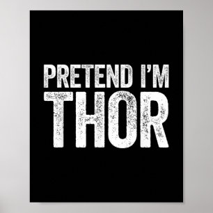 Tu so, als ob ich ein erwachsenes Shirt bin Kinder Poster