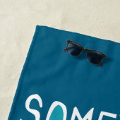 Tu so, als ob man normal wäre strandtuch (Beispiel)