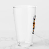 Tu so, als sei ich ein dalmatinischer Halloween-Hu Glas (Rechts)