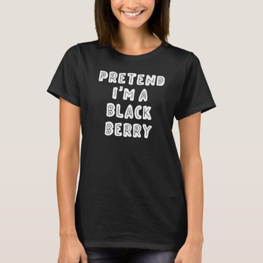Tu so, als wäre ich BlackBerry Last Minute Hallowe T-Shirt (Vorderseite)