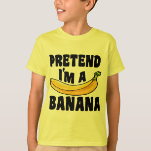 Tu so, als wäre ich ein Bananenfaulpelz-Kostüm T-Shirt