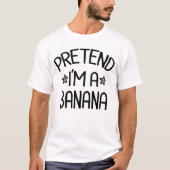 Tu so, als wäre ich ein Bananenschaukeln, das leic T-Shirt (Vorderseite)