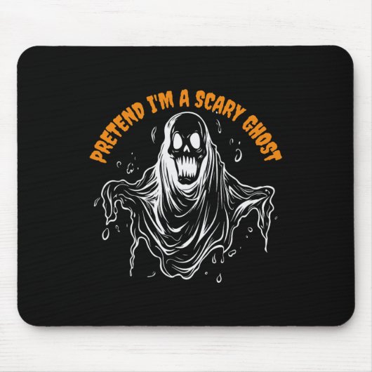 Tu so, als wäre ich ein Beängstigendes Geisterhaus Mousepad (Vorne)