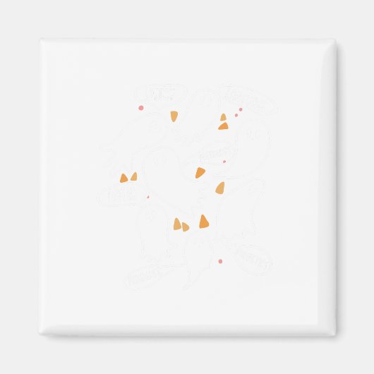 Tu so, als wäre ich ein Beängstigendes Ghost-Funny Magnet (Vorne)