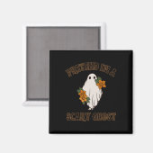 Tu so, als wäre ich ein Beängstigendes Ghost Hallo Magnet (Vorderseite/Rückseite)