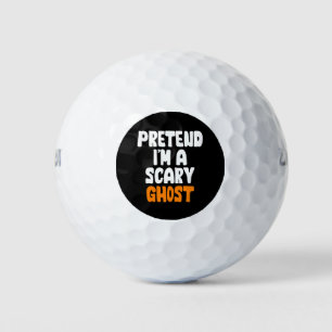 Tu so, als wäre ich ein Beängstigendes Halloween-K Golfball