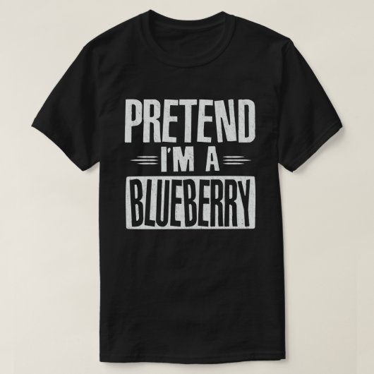 Tu so, als wäre ich ein Blueberry Lazy Halloween-K T-Shirt (Design vorne)