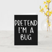 Tu so, als wäre ich ein Bug Costume Halloween Simp Karte (Gelbe Blume)