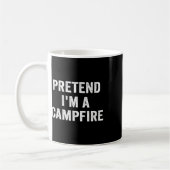 Tu so, als wäre ich ein Campfeuer-Weihnachtskostüm Kaffeetasse (Links)