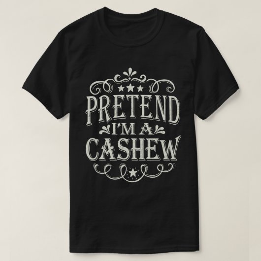Tu so, als wäre ich ein Cashew Easy Lazy Halloween T-Shirt (Design vorne)