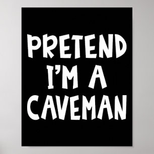 Tu so, als wäre ich ein Caveman Matching Costume L Poster