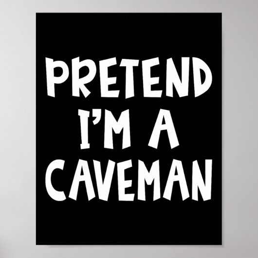 Tu so, als wäre ich ein Caveman Matching Costume L Poster (Vorne)