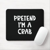 Tu so, als wäre ich ein Crab Matching Costume Lazy Mousepad (Mit Mouse)