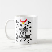 Tu so, als wäre ich ein Dalmatiner Halloween-Kostü Kaffeetasse (Links)