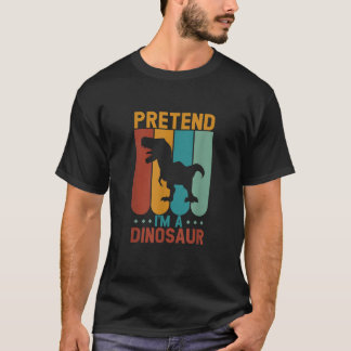 Tu so, als wäre ich ein Dinosaurierhalloween T-Shirt