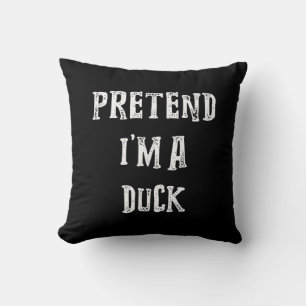 Tu so, als wäre ich ein Duck Halloween-Kostümpaare Kissen