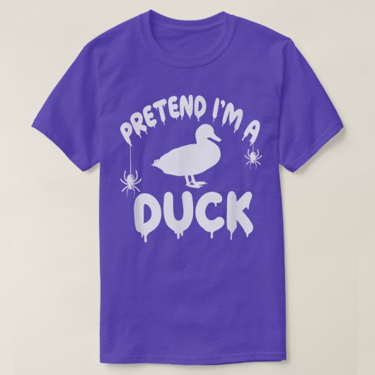Tu so, als wäre ich ein Duck Mallard - Spooky Nied T-Shirt (Design vorne)