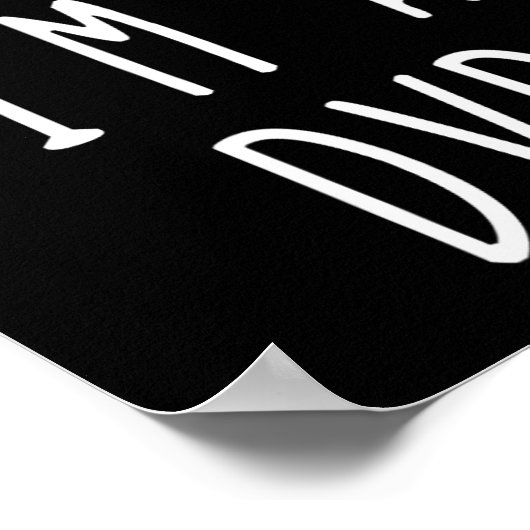 Tu so, als wäre ich ein DVD-Kostüm Halloween Funny Poster (Ecke)