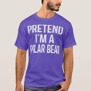 Tu so, als wäre ich ein Eisbär, der ein sonniges H T-Shirt