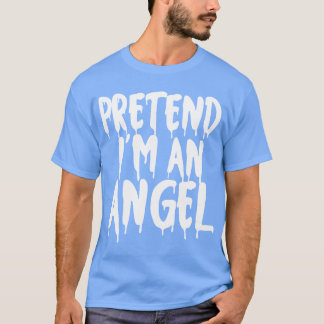 Tu so, als wäre ich ein Engel Halloween Paare Kost T-Shirt