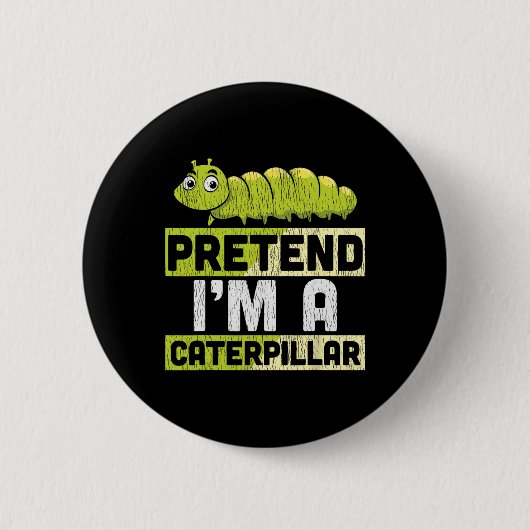 Tu so, als wäre ich ein Erwachsenenkind Halloween- Button (Vorderseite)