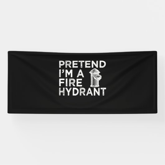 Tu so, als wäre ich ein Feuerwehrmittel | Funny Fi Banner (Horizontal)