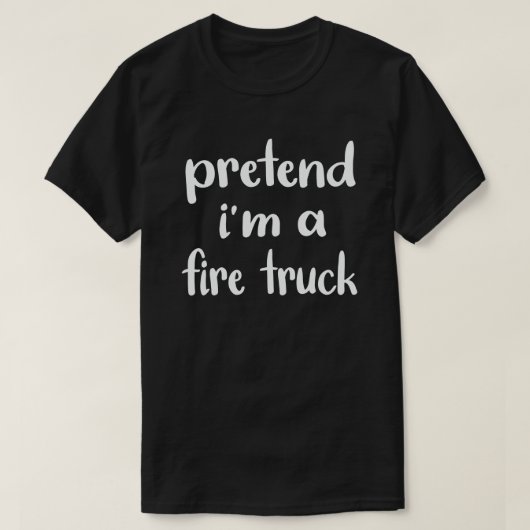 Tu so, als wäre ich ein Feuerzug, leicht Halloween T-Shirt (Design vorne)