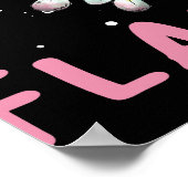 Tu so, als wäre ich ein Flamingo Funny Halloween-K Poster (Ecke)