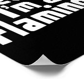 Tu so, als wäre ich ein Flamingo-Hallowen-Kostüm Poster (Ecke)