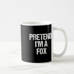 Tu so, als wäre ich ein Fox-Kostüm Funny Lazy Hall Kaffeetasse