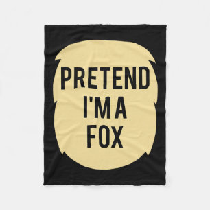 Tu so, als wäre ich ein Fox-Kostüm-lustiges Hallow Fleecedecke