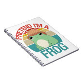 Tu so, als wäre ich ein Frosch Funny Kawaii Sunset Notizblock (Rechte Seite)